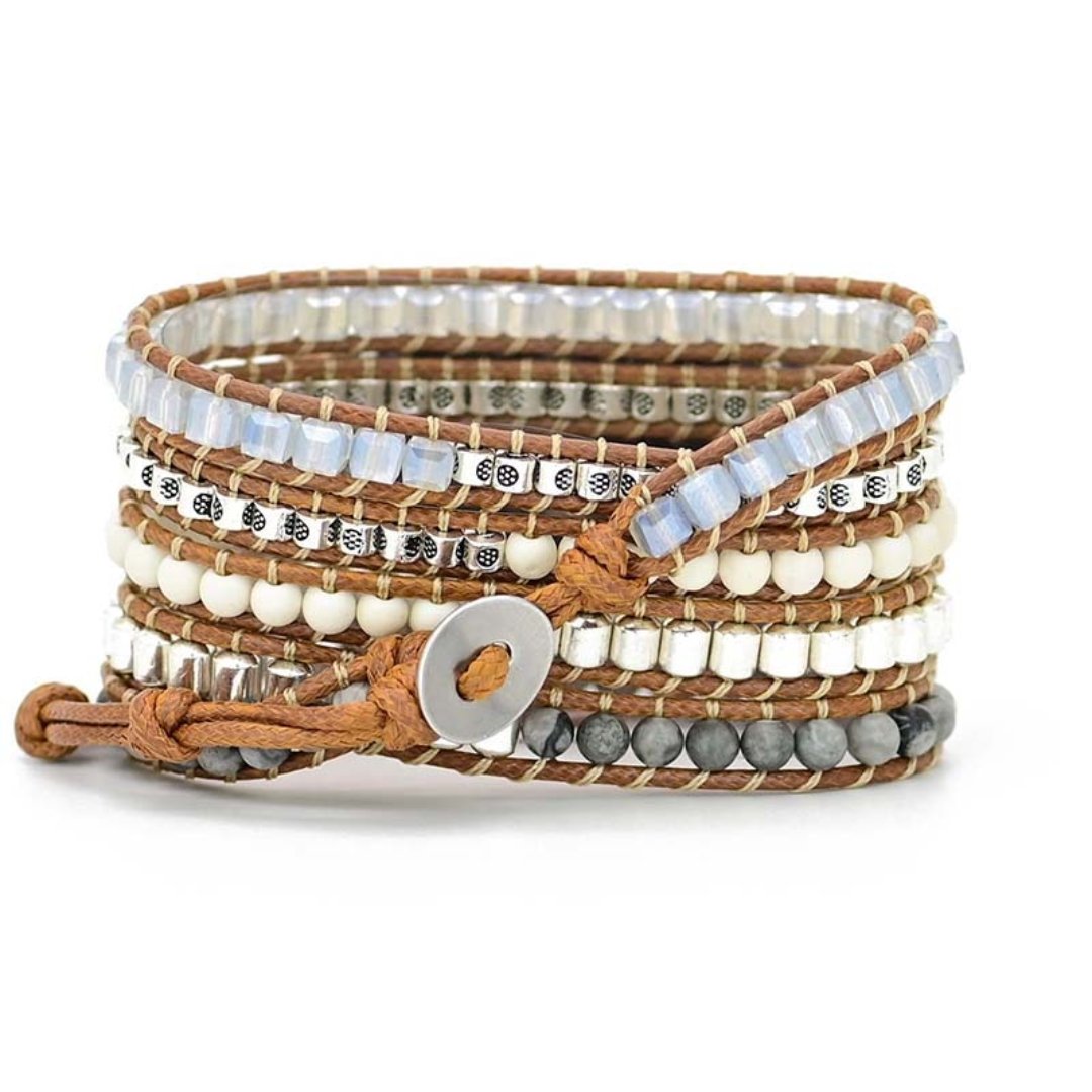 Charming Howlite Apple Watch Strap - Apple Watch Straps - Pretland | Spiritual Crystals & Jewelry