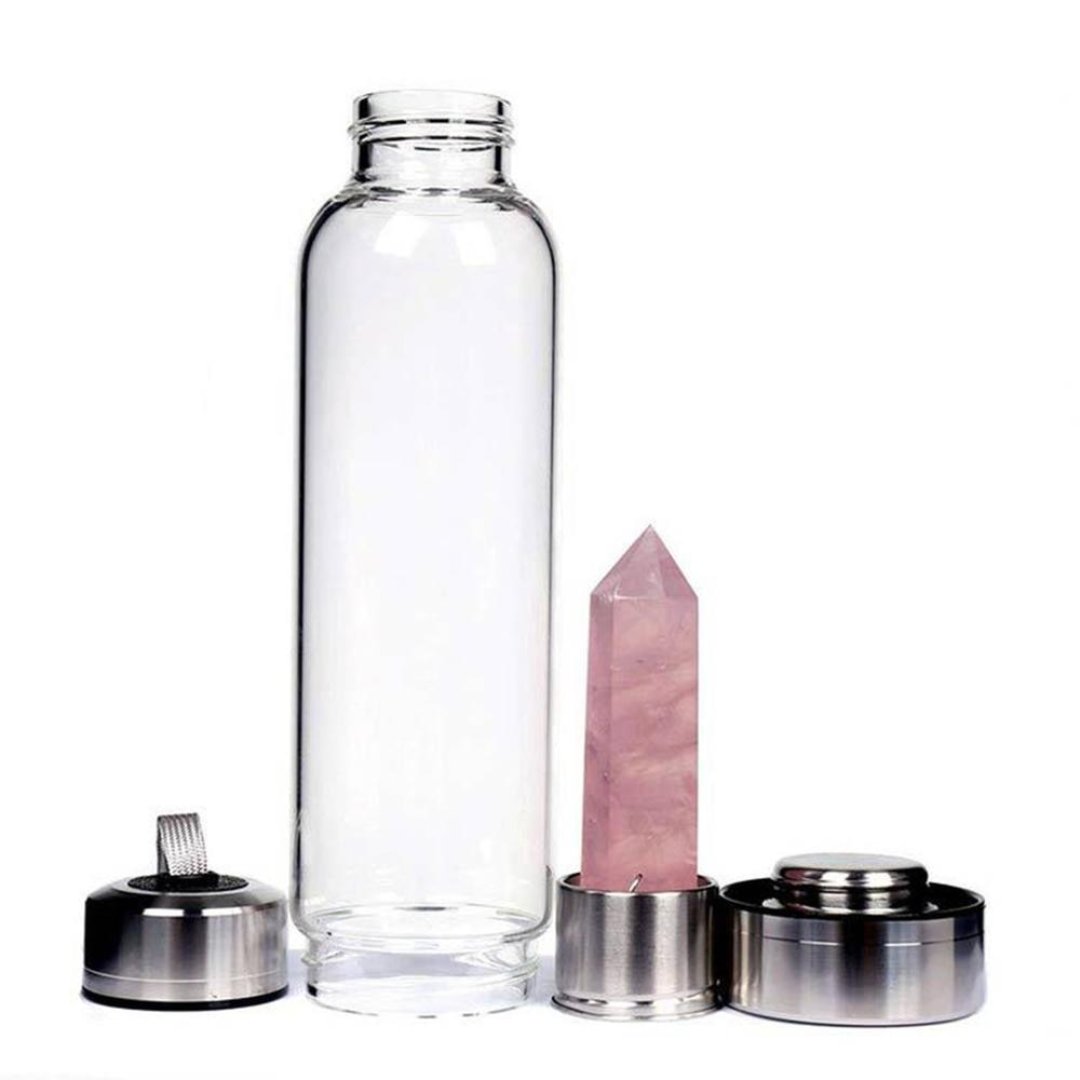 Spiritual Crystal Water Bottles - Natural Stones - Pretland | Spiritual Crystals & Jewelry