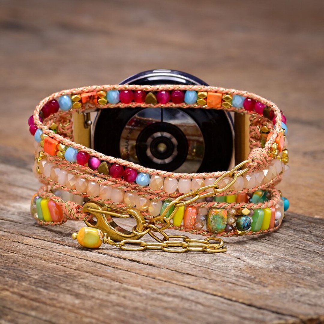 Creative Colorful Stone Samsung Watch Strap - Samsung Watch Straps - Pretland | Spiritual Crystals & Jewelry