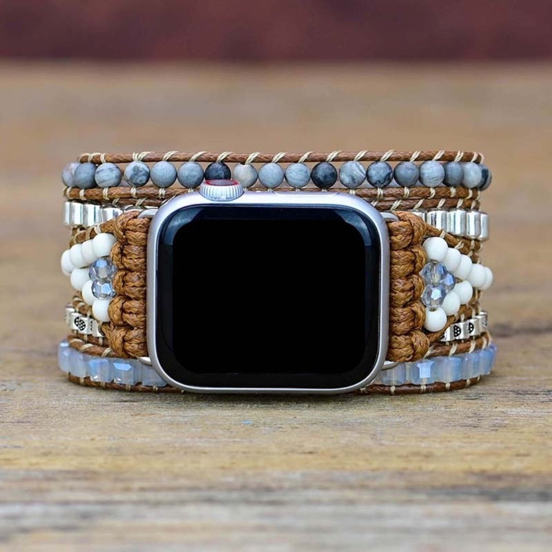 Charming Howlite Apple Watch Strap - Apple Watch Straps - Pretland | Spiritual Crystals & Jewelry