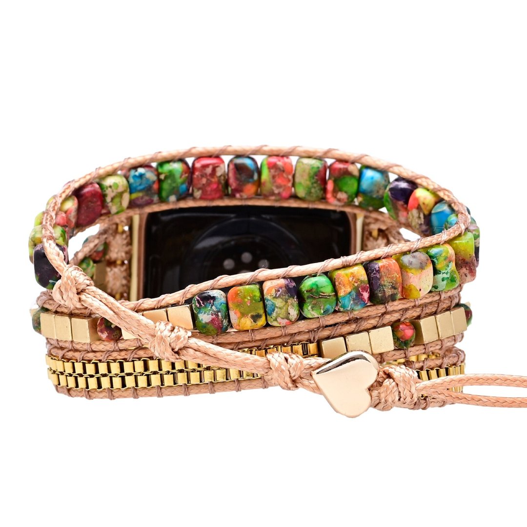 Trendy Colourful Emperor Apple Watch Strap - Apple Watch Straps - Pretland | Spiritual Crystals & Jewelry