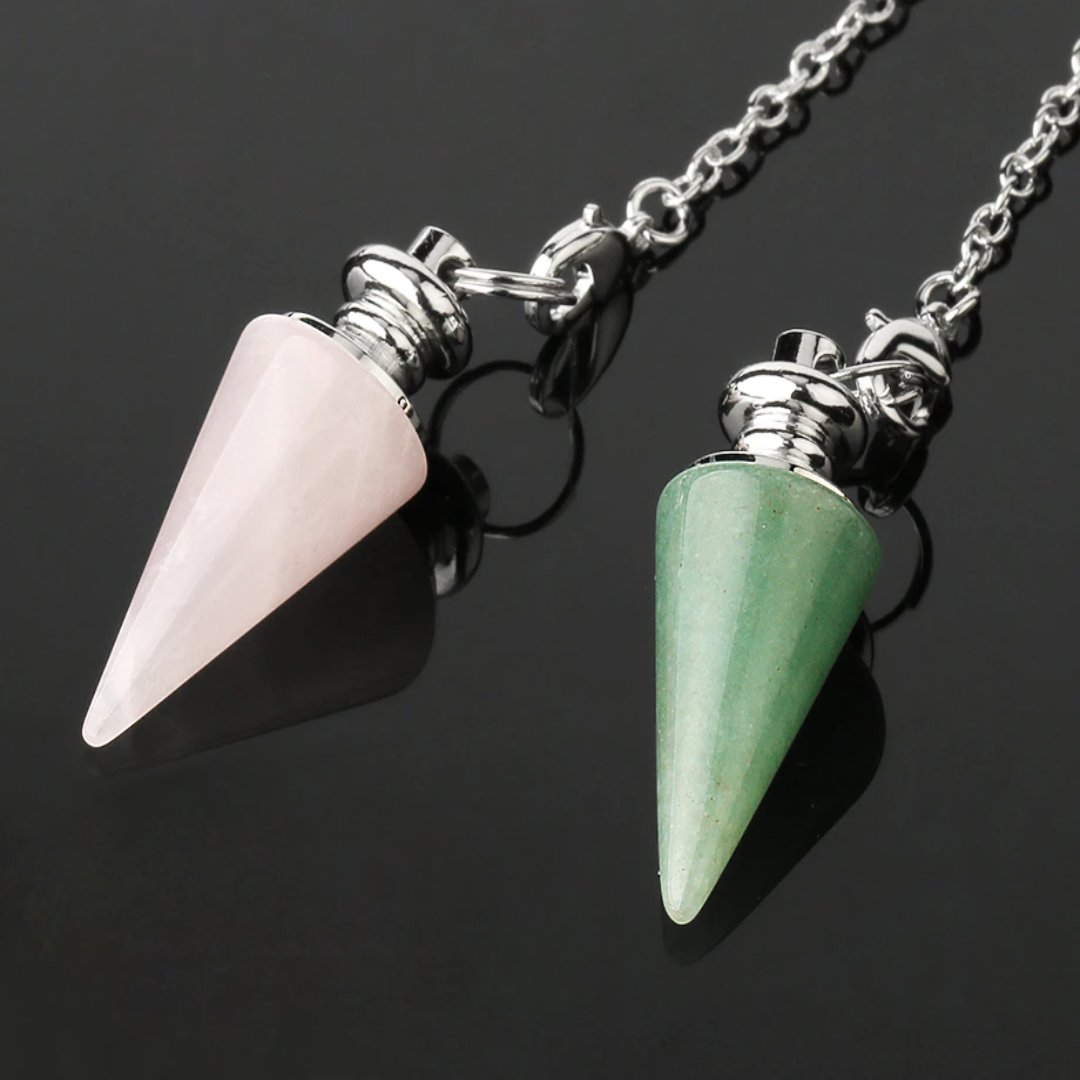 Spiritual Stone Conical Pendulum - Natural Stones - Pretland | Spiritual Crystals & Jewelry
