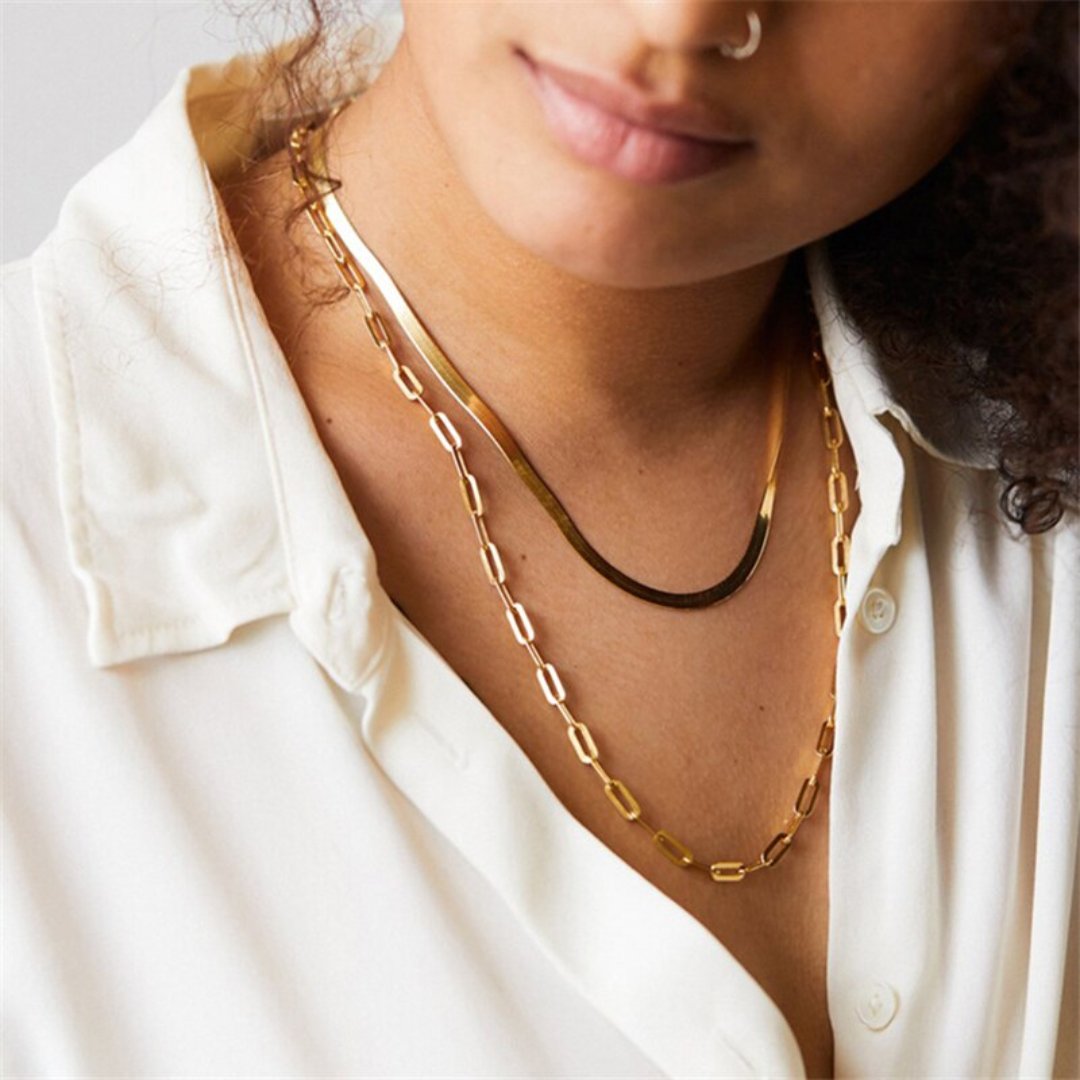 Athena Chain 925 Sterling Silver Necklace - Necklaces - Pretland | Spiritual Crystals & Jewelry