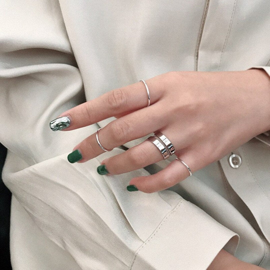 Spiral 925 Sterling Silver Adjustable Ring - Silver - Rings - Pretland | Spiritual Crystals & Jewelry