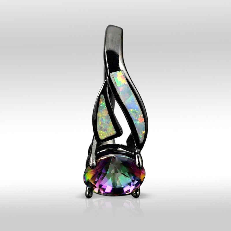 Spirit Cubic Zirconia Opal Ring - Rings - Pretland | Spiritual Crystals & Jewelry
