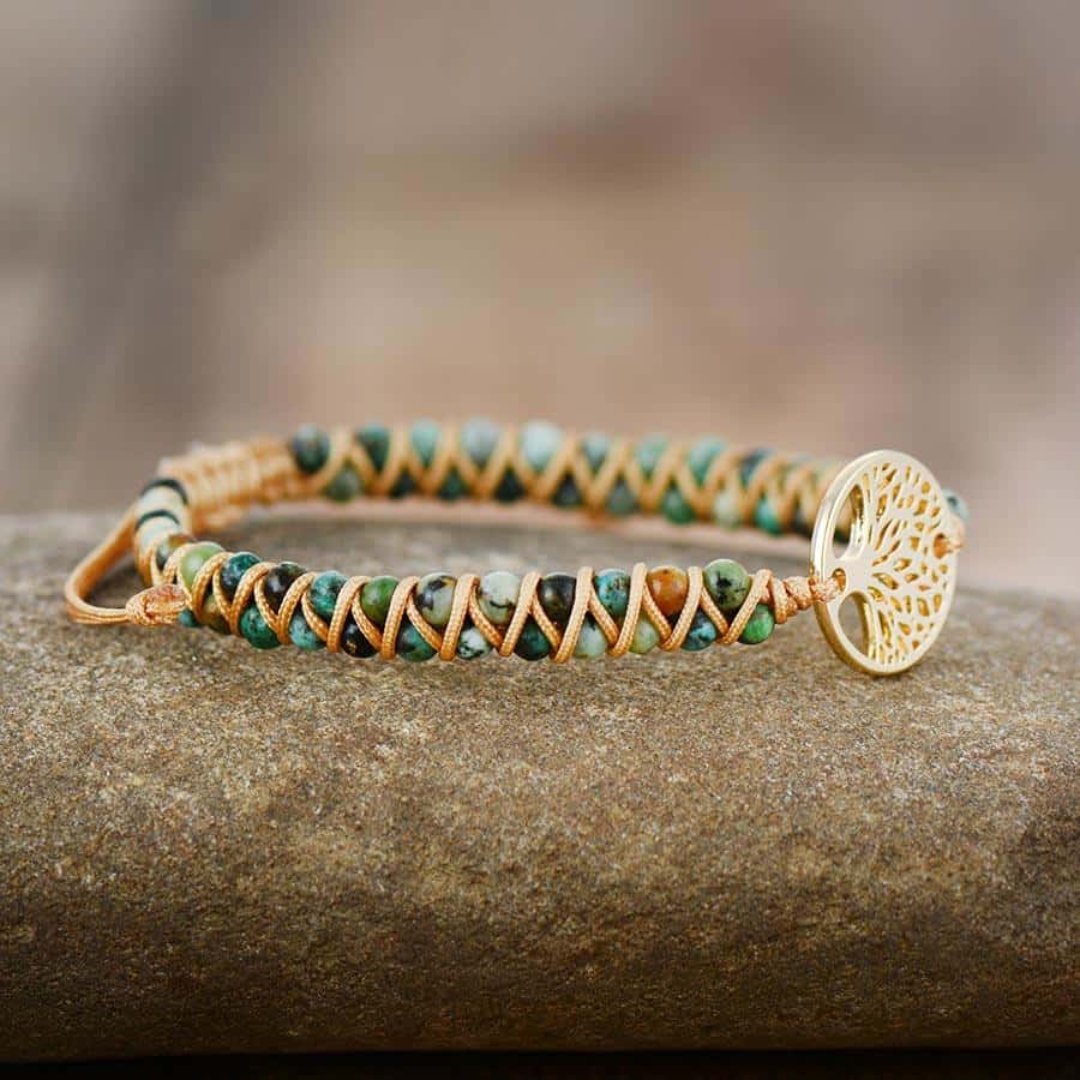 African Tree Of Life Bracelet Man - Bracelets - Pretland | Spiritual Crystals & Jewelry