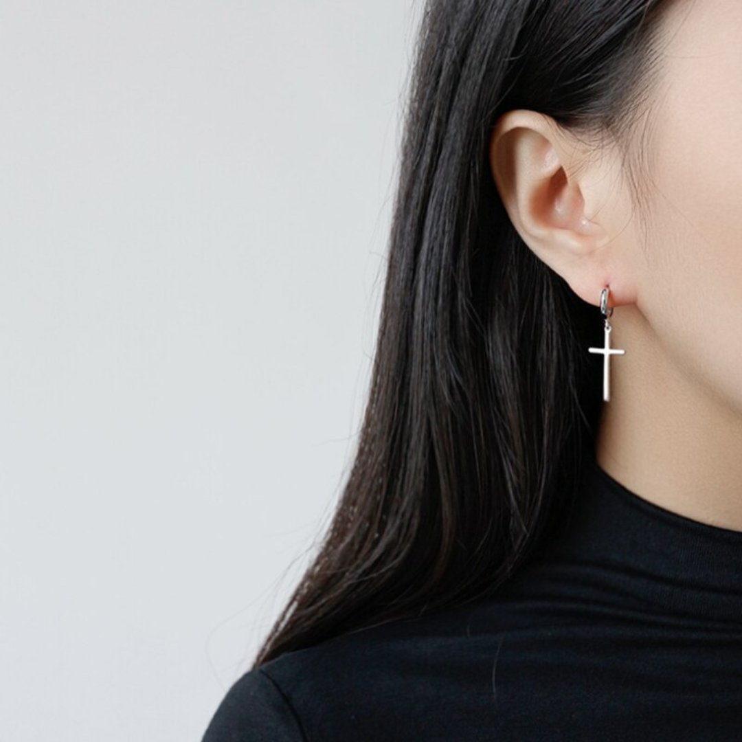 Hannah 925 Sterling Silver Earrings - Drop Earrings - Pretland | Spiritual Crystals & Jewelry