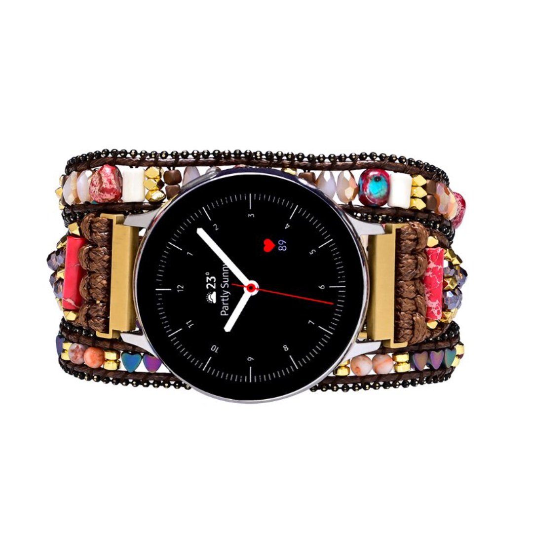 Boho Unique Stones Samsung Watch Strap - Samsung Watch Straps - Pretland | Spiritual Crystals & Jewelry