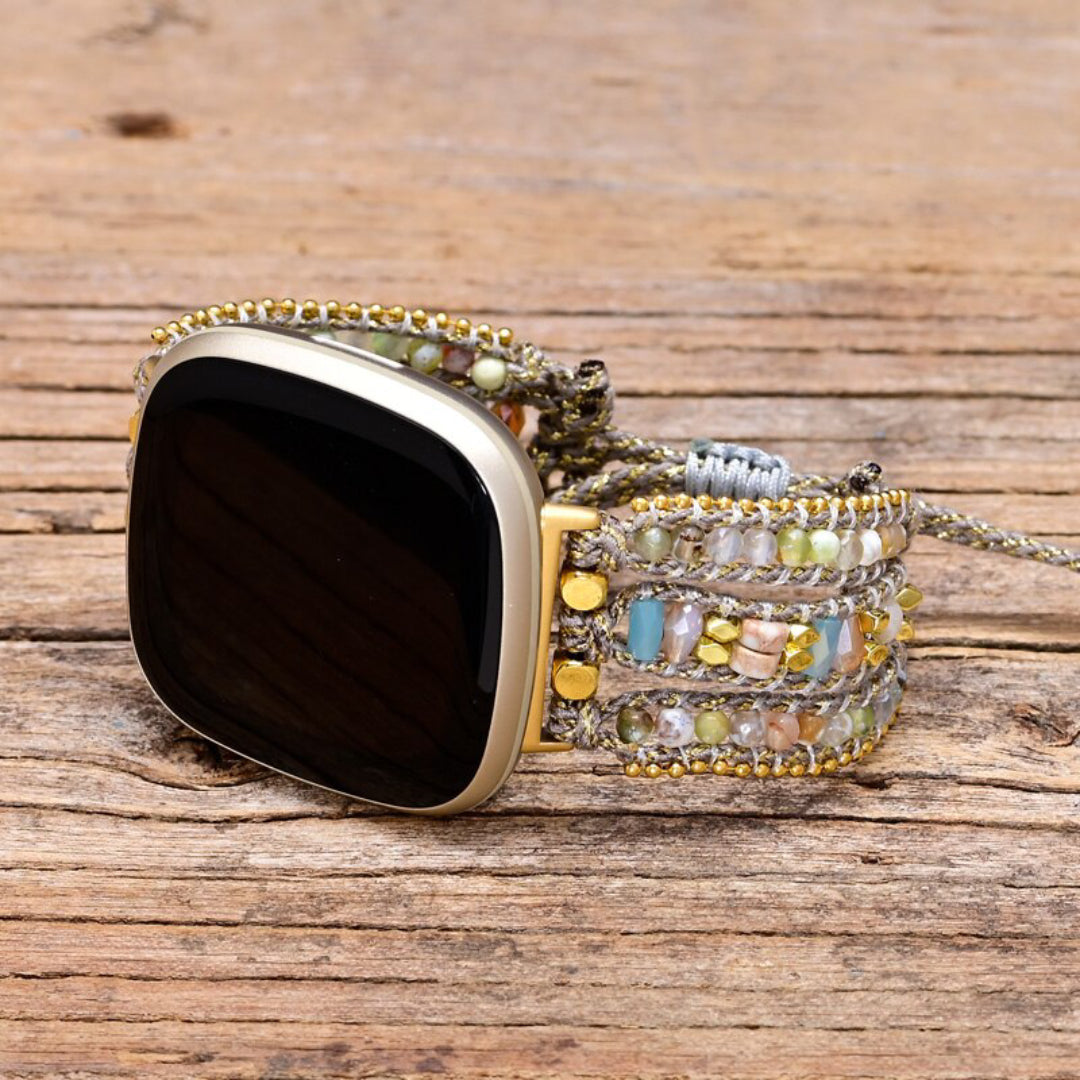 Gorgeous Agate Fitbit Watch Strap - Fitbit Watch Straps - Pretland | Spiritual Crystals & Jewelry