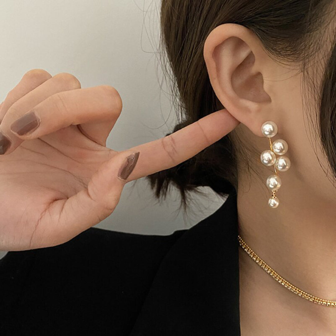 Vintage Pearl Drop Earrings - Earrings - Pretland | Spiritual Crystals & Jewelry
