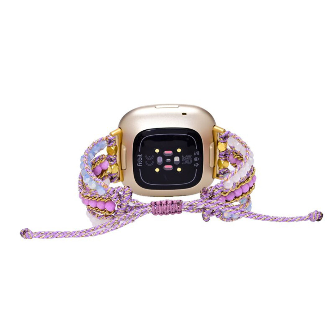 Boho Purple Stone Fitbit Watch Strap - Fitbit Watch Straps - Pretland | Spiritual Crystals & Jewelry