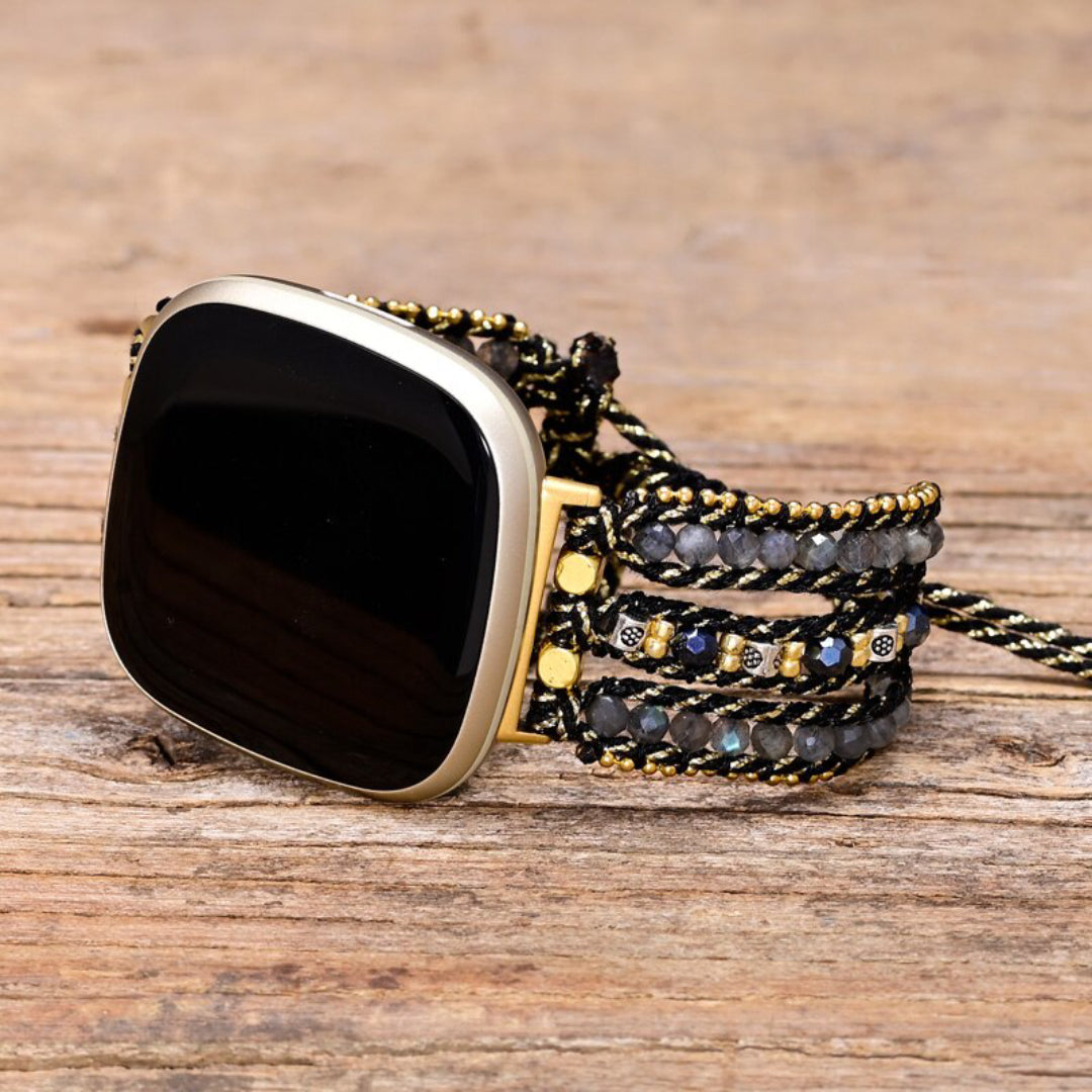 Charming Labradorite Fitbit Watch Strap - Fitbit Watch Straps - Pretland | Spiritual Crystals & Jewelry