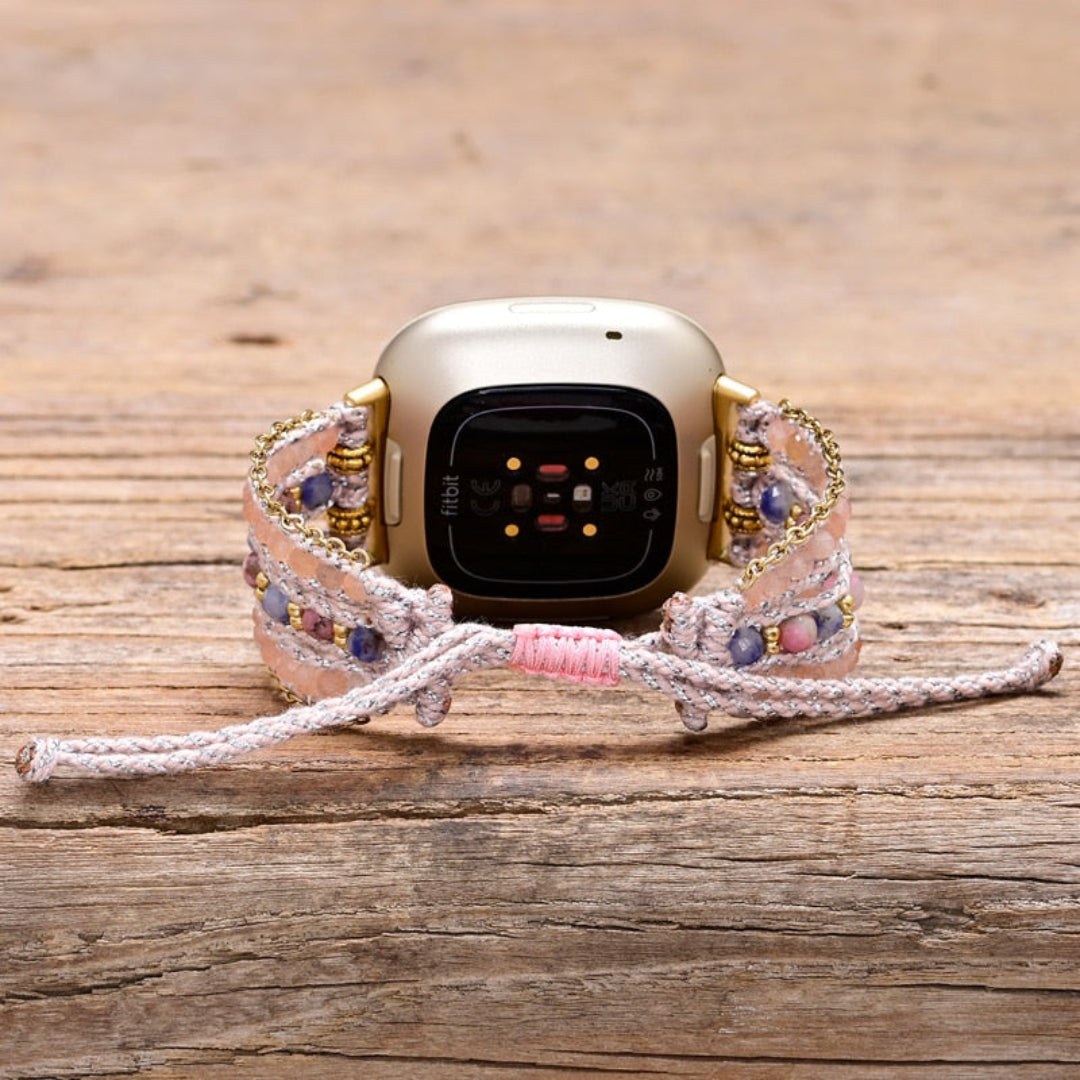 Bohemian Sunstone Fitbit Watch Strap - Fitbit Watch Straps - Pretland | Spiritual Crystals & Jewelry