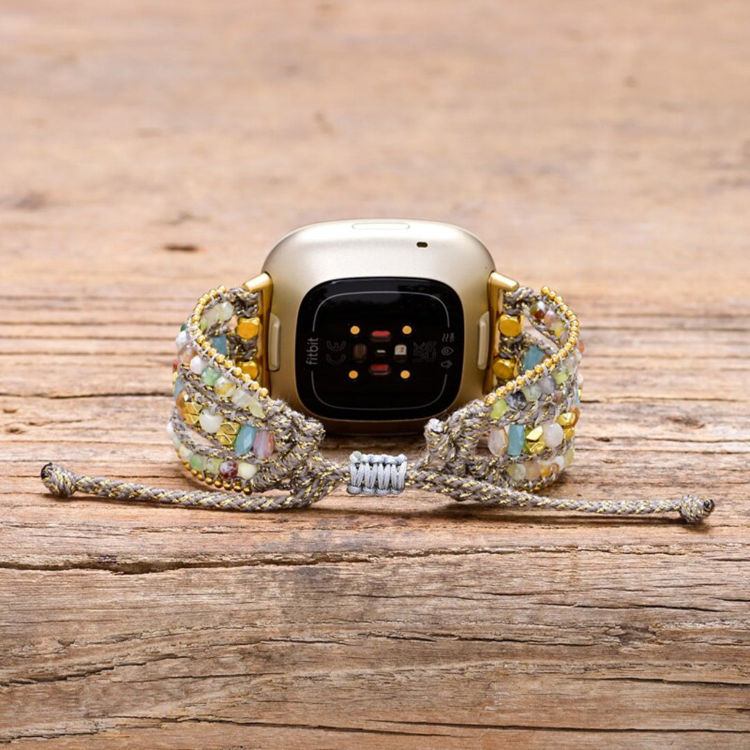 Gorgeous Agate Fitbit Watch Strap - Fitbit Watch Straps - Pretland | Spiritual Crystals & Jewelry