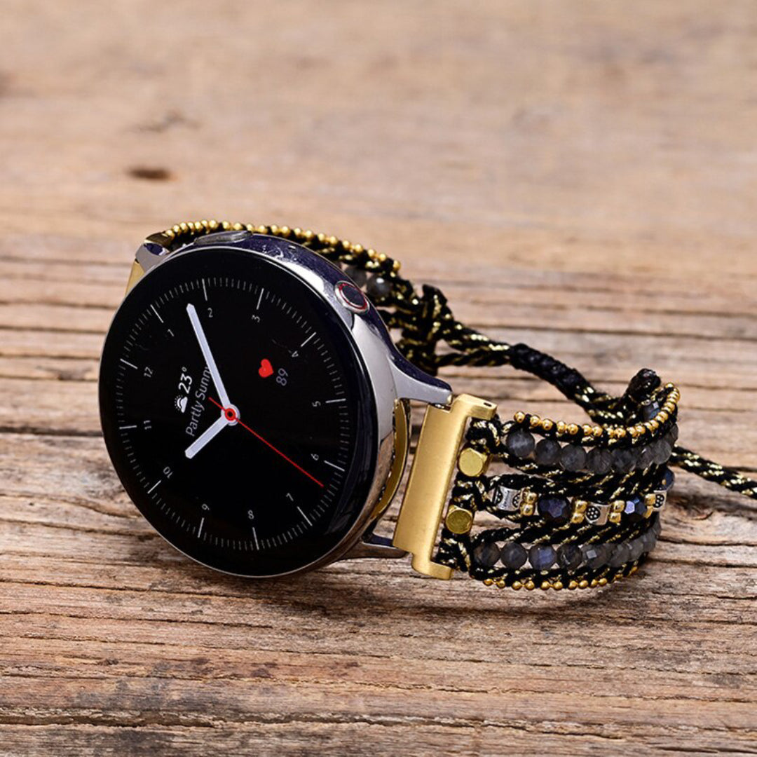 Charming Labradorite Samsung Watch Strap - Samsung Watch Straps - Pretland | Spiritual Crystals & Jewelry