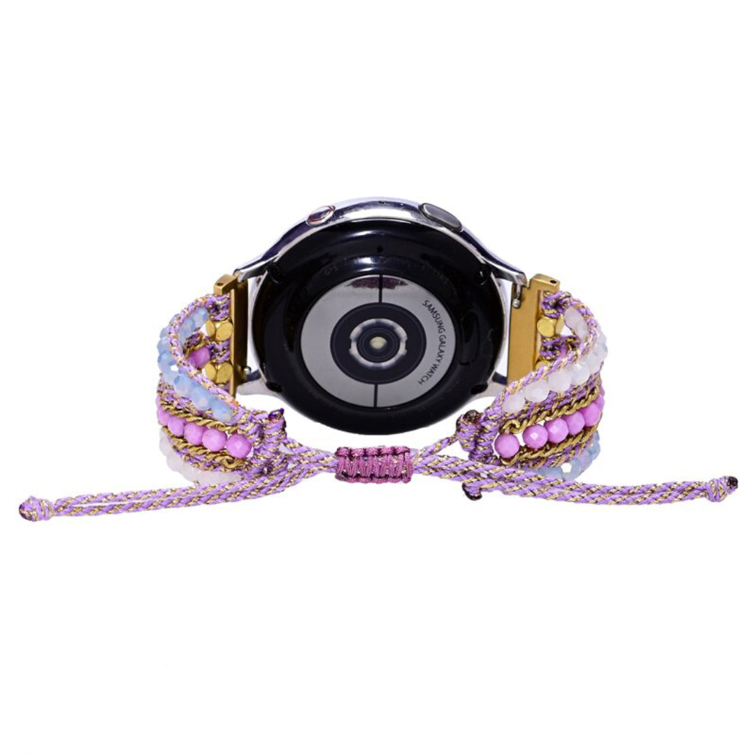 Purple Mica Samsung Watch Strap - Samsung Watch Straps - Pretland | Spiritual Crystals & Jewelry