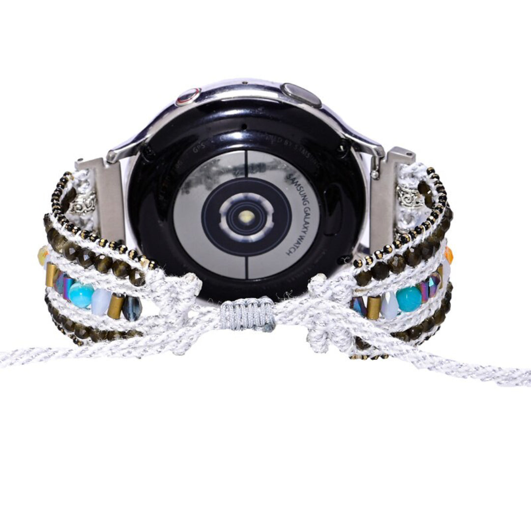 Exclusive Obsidian Samsung Watch Strap - Samsung Watch Straps - Pretland | Spiritual Crystals & Jewelry
