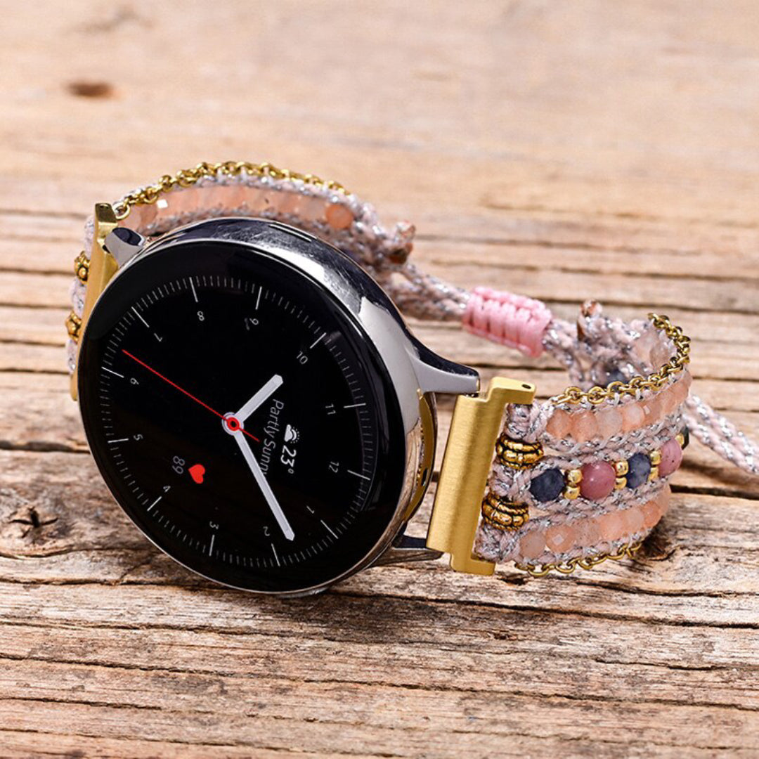 Bohemian Sunstones Samsung Watch Strap - Samsung Watch Straps - Pretland | Spiritual Crystals & Jewelry