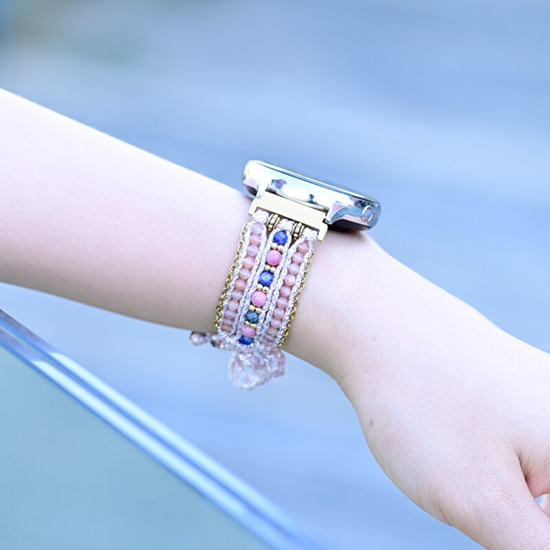 Bohemian Sunstones Samsung Watch Strap - Samsung Watch Straps - Pretland | Spiritual Crystals & Jewelry