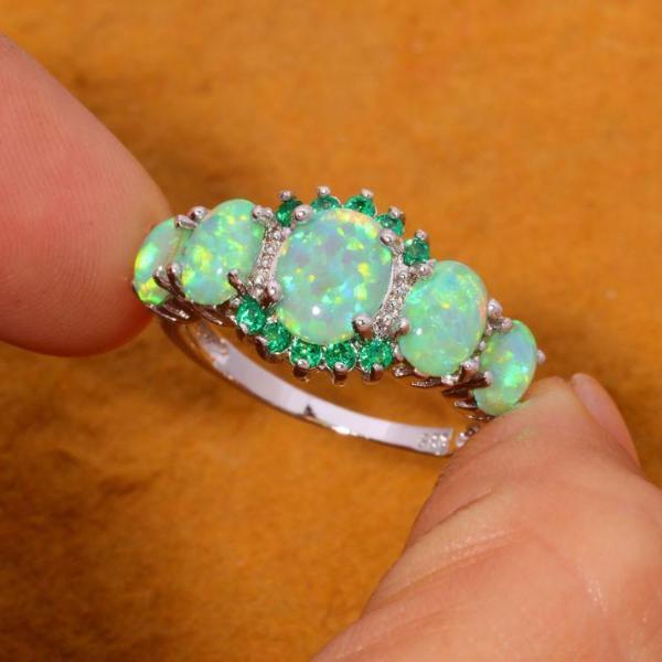 Green Opal Sterling Silver Bundle - Bundles - Pretland | Spiritual Crystals & Jewelry