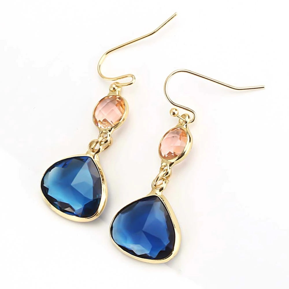 Spiritual Topaz Drop Earrings - Earrings - Pretland | Spiritual Crystals & Jewelry