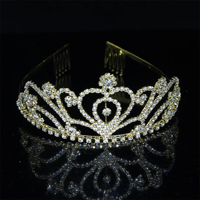 Princess Children Hair Tiara - White - Tiara - Pretland | Spiritual Crystals & Jewelry