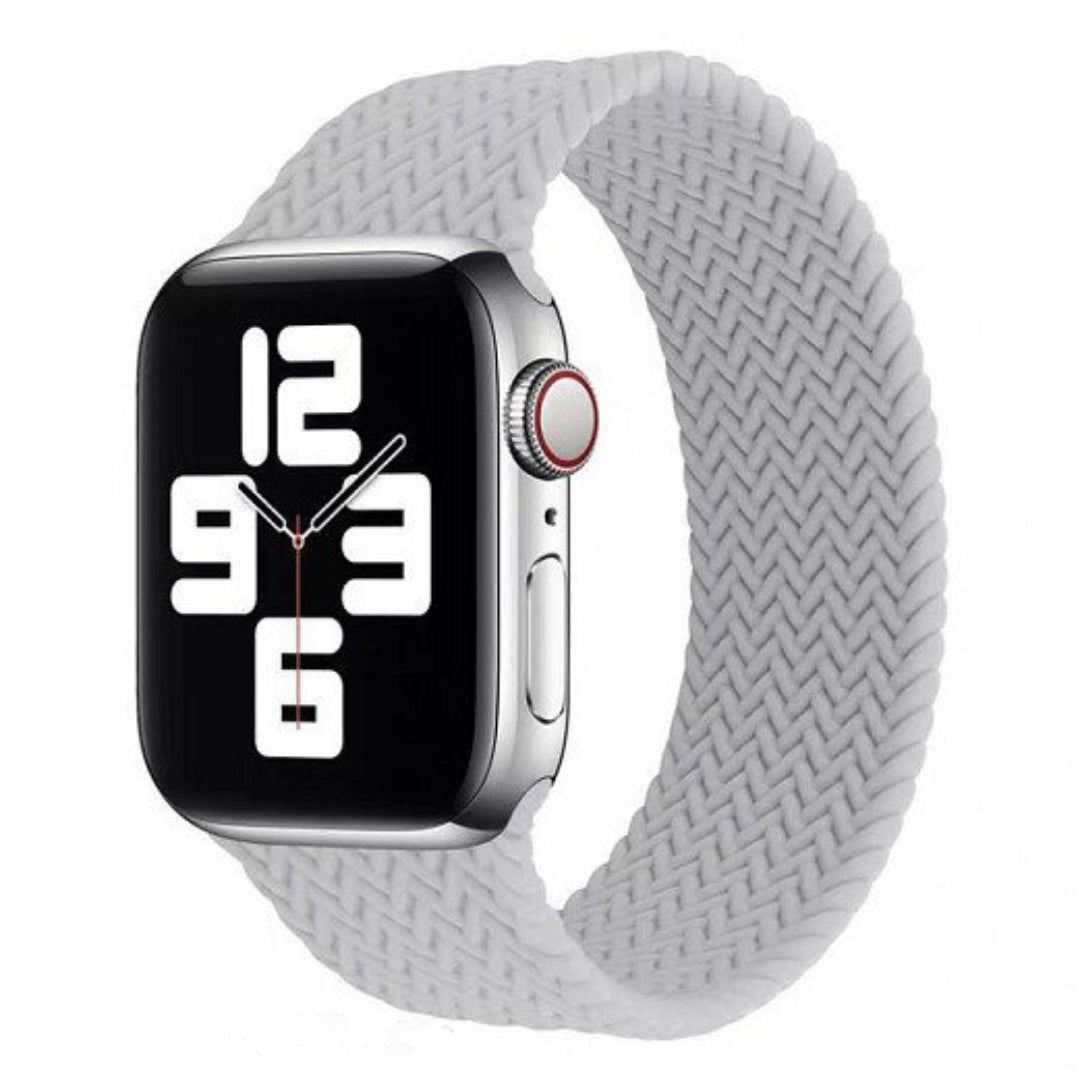 Braided Solo Grey Apple Watch Strap - Apple Watch Straps - Pretland | Spiritual Crystals & Jewelry