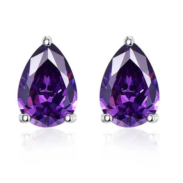 Magnificent Amethyst 925 Sterling Silver Earrings