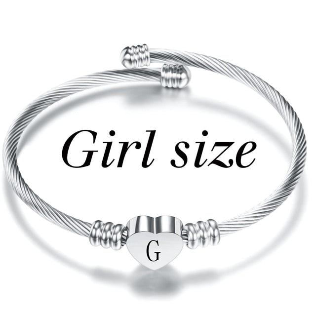 Letter Bracelet - G - Bangles - Pretland | Spiritual Crystals & Jewelry