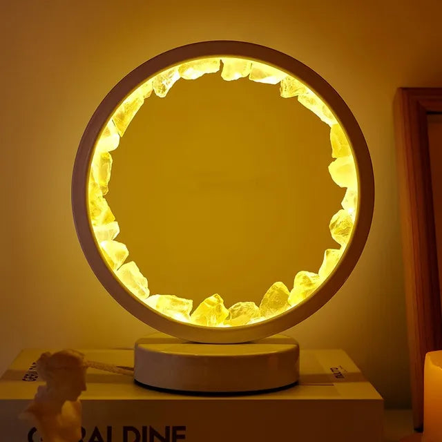 Spiritual Chakra Energy Citrine Lamp