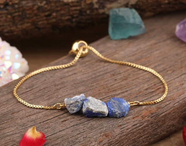 Pure Beauty Natural Stone Bracelet - Lapis - Bracelets - Pretland | Spiritual Crystals & Jewelry