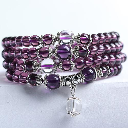 Spiritual Ethnic 108 Mala Bracelet - Bracelets - Pretland | Spiritual Crystals & Jewelry