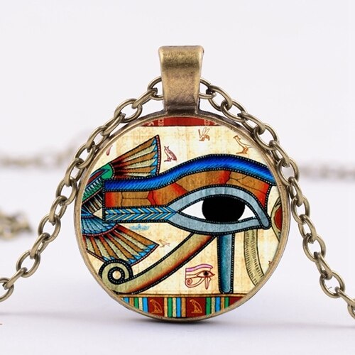 Egyptian Gods Power Mandala Necklace - Style 1 - Necklaces - Pretland | Spiritual Crystals & Jewelry