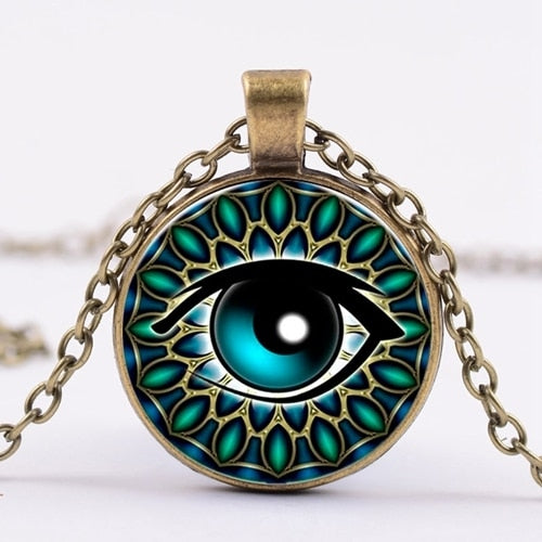 Egyptian Gods Power Mandala Necklace - Style 5 - Necklaces - Pretland | Spiritual Crystals & Jewelry