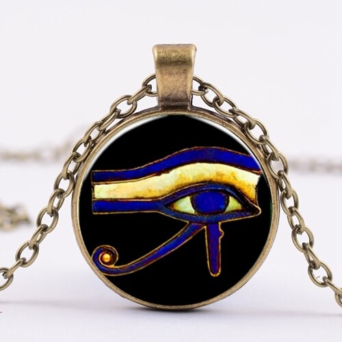 Egyptian Gods Power Mandala Necklace - Style 9 - Necklaces - Pretland | Spiritual Crystals & Jewelry