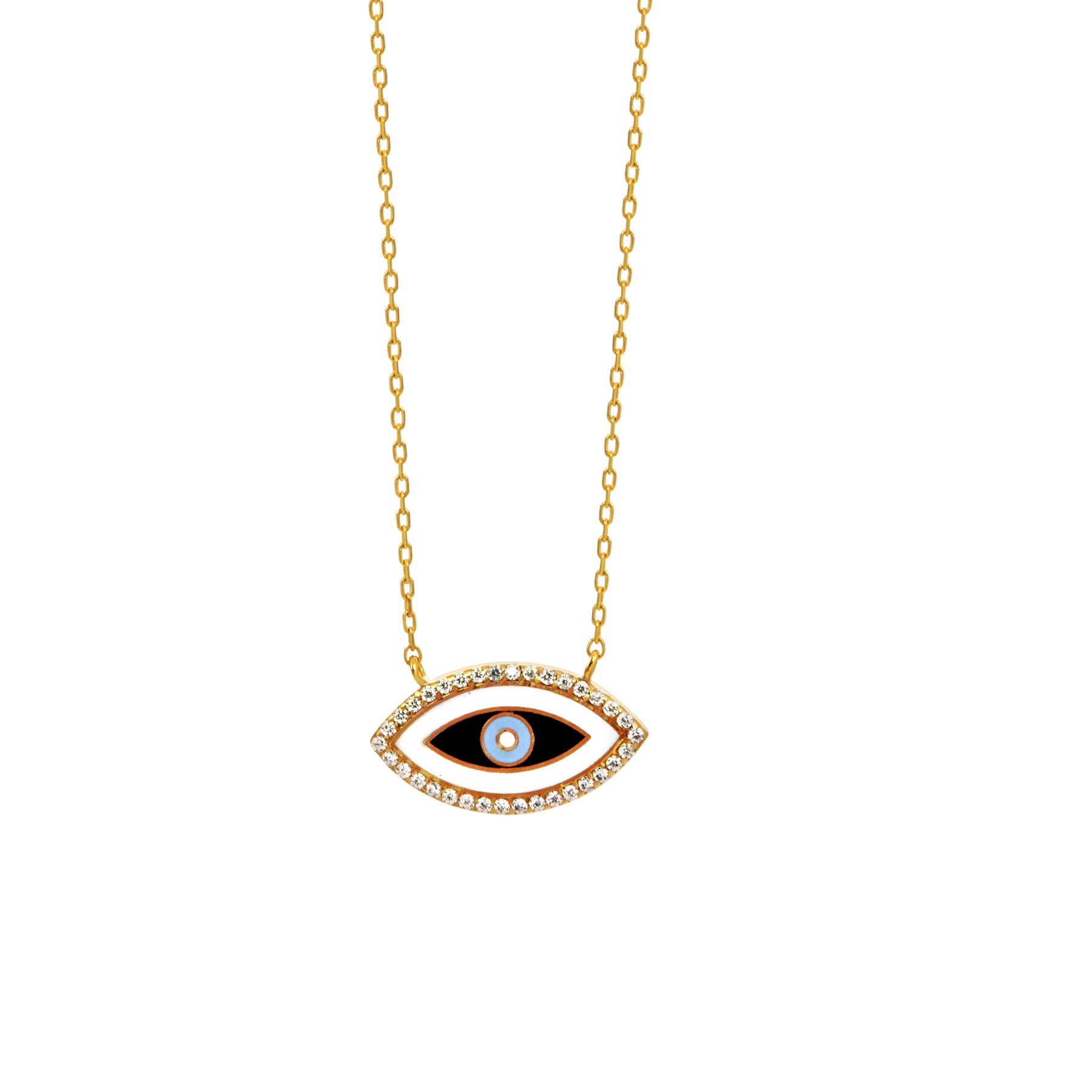Evil Eye 24K Gold Vermeil Necklace