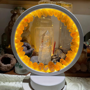 Spiritual Chakra Energy Citrine Lamp