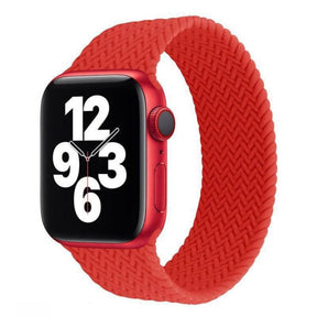 Braided Solo Red Apple Watch Strap - Apple Watch Straps - Pretland | Spiritual Crystals & Jewelry