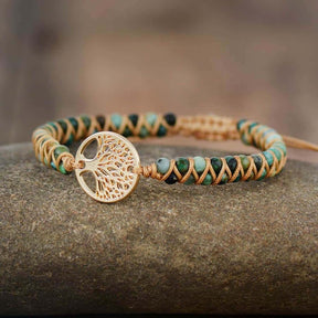 African Tree Of Life Bracelet Man - Bracelets - Pretland | Spiritual Crystals & Jewelry