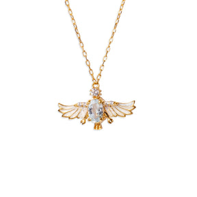 Phoenix Topaz 24K Gold Necklace - Gold Vermeil Necklace - Pretland | Spiritual Crystals & Jewelry