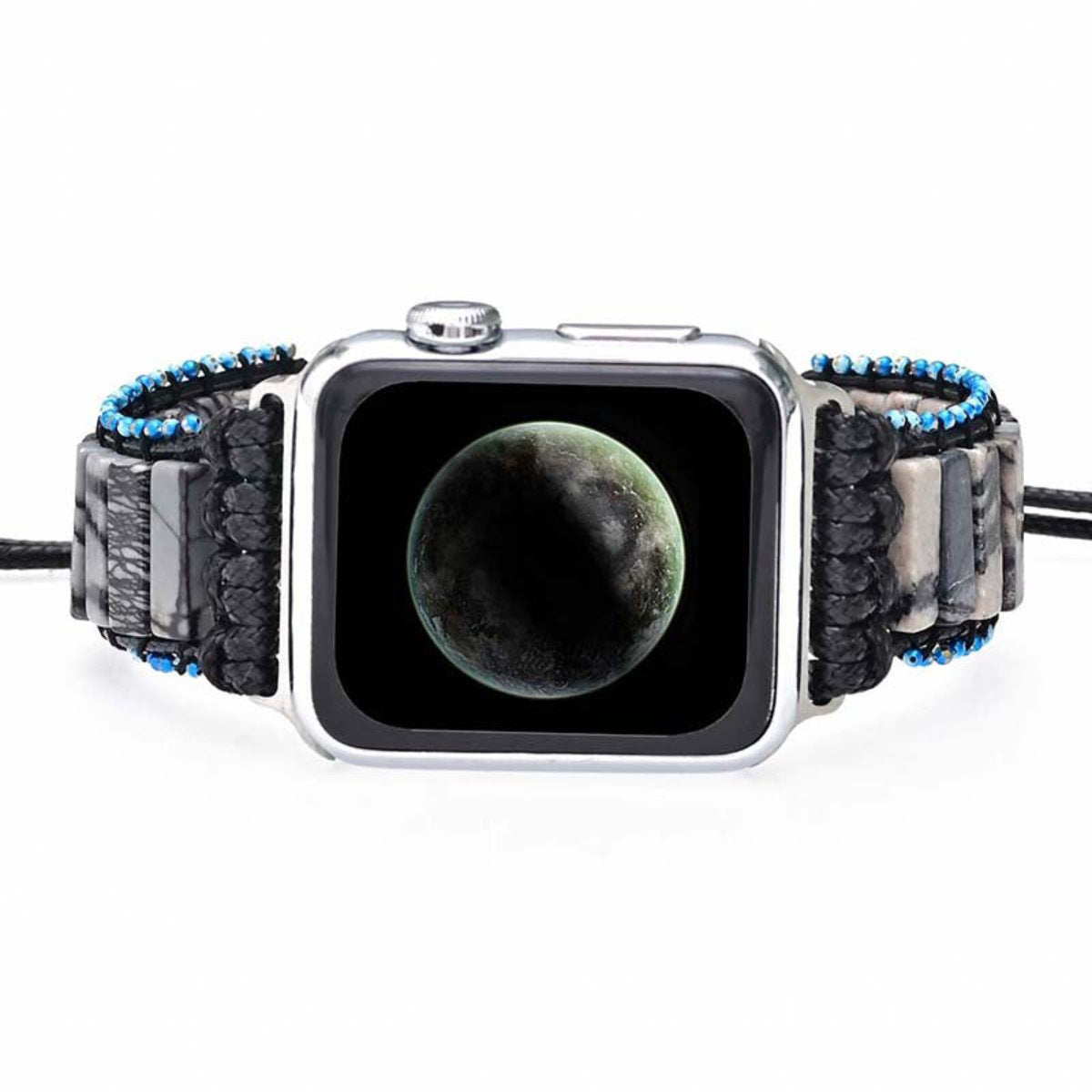 Exclusive Zebra Stones Apple Watch Strap - Apple Watch Straps - Pretland | Spiritual Crystals & Jewelry