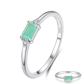 Paraiba Tourmaline Sterling Silver Ring - Rings - Pretland | Spiritual Crystals & Jewelry