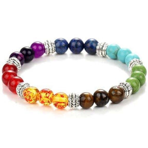 7 Chakra Zen Spirit Bracelet - Colorful - Bracelets - Pretland | Spiritual Crystals & Jewelry