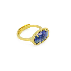 Natural Lapis Lazuli Special Ring - Rings - Pretland | Spiritual Crystals & Jewelry