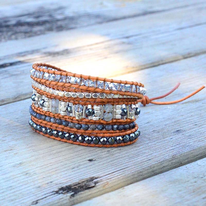 Spiritual Boho Chic Wrap Bracelet - Wrap Bracelets - Pretland | Spiritual Crystals & Jewelry