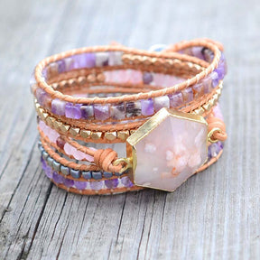 Natural Wonder Sakura Bracelet - Wrap Bracelets - Pretland | Spiritual Crystals & Jewelry
