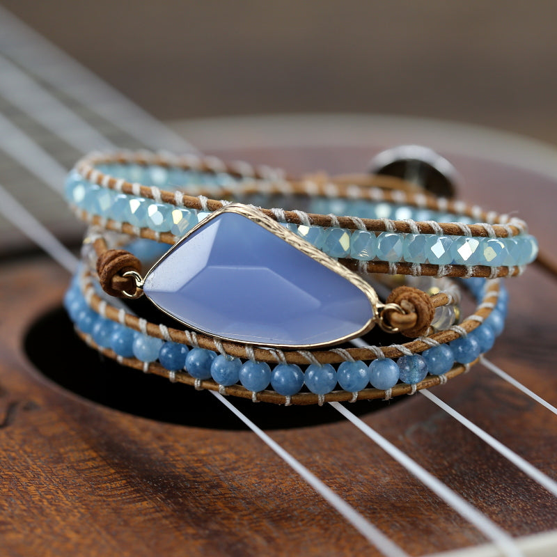 Inner Peace Crystal Bracelet - Wrap Bracelets - Pretland | Spiritual Crystals & Jewelry