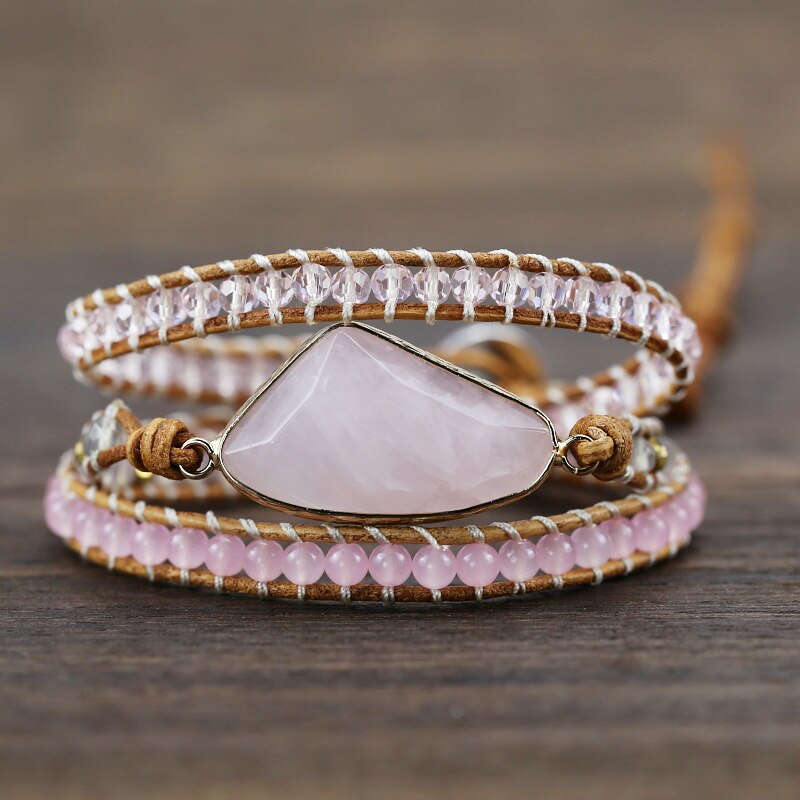 Inner Peace Crystal Bracelet - Wrap Bracelets - Pretland | Spiritual Crystals & Jewelry
