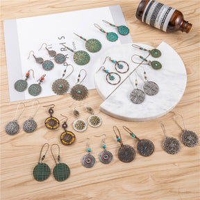 Turquoise Boho Earrings - Earrings - Pretland | Spiritual Crystals & Jewelry