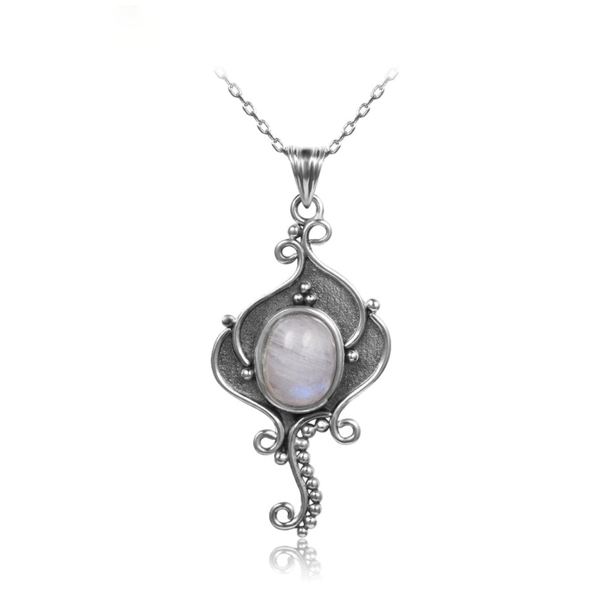 Vintage Design Moonstone Necklace - Moonstone - Necklaces - Pretland | Spiritual Crystals & Jewelry